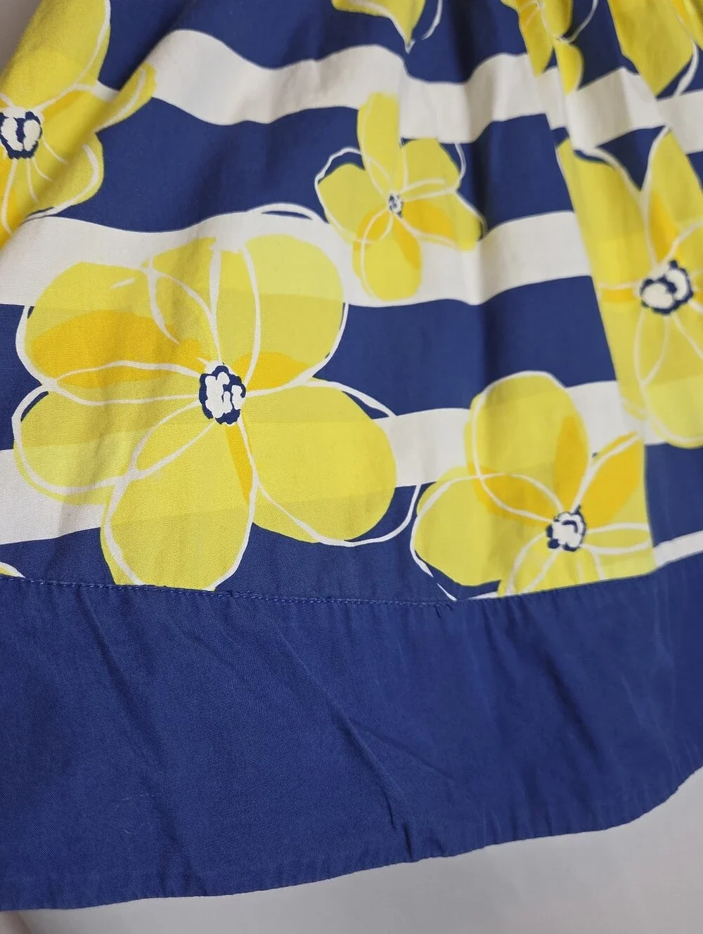 Gymboree Pocket Full Of Sunshine Striped Floral Cotton Dress 8